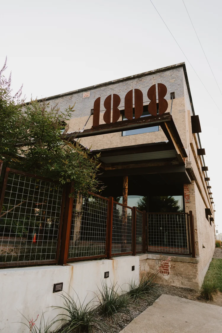 Exterior of the rehabilitated 1808 S. Good Latimer building in Dallas